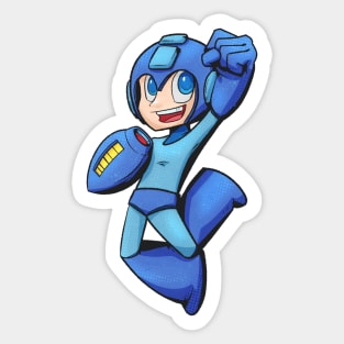 The Blue Bomber Sticker